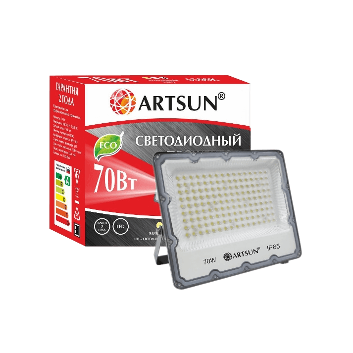 Прожектор светодиодный ARTSUN LED FL 70W 6500K SMD